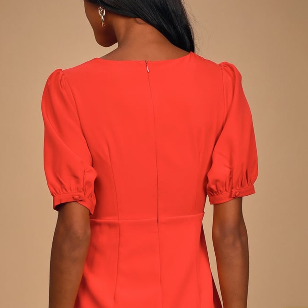NWT | LULU’S Red Sweetheart Minidress | S - Picture 2 of 8